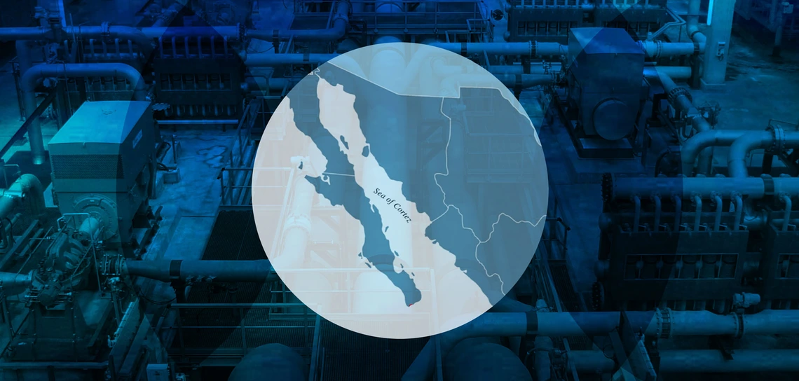 Map of Sea of Cortez