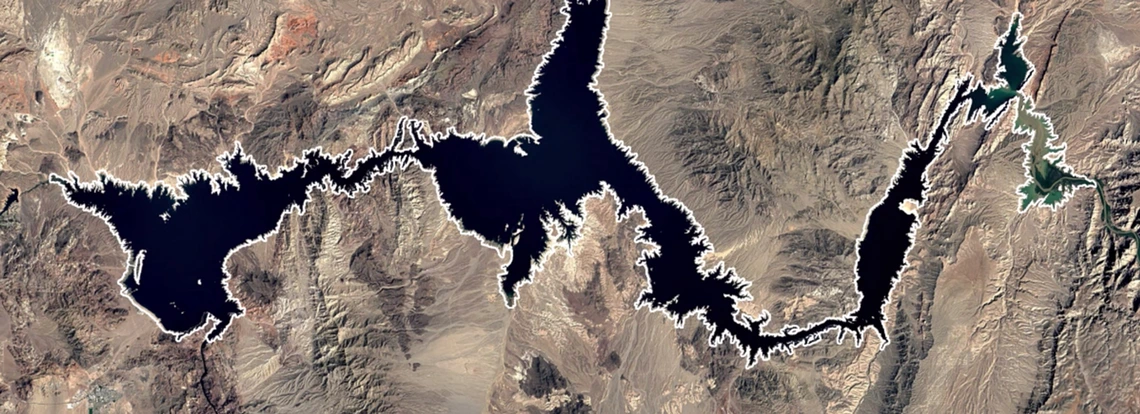 Lake Mead from above Lake Mead from above
