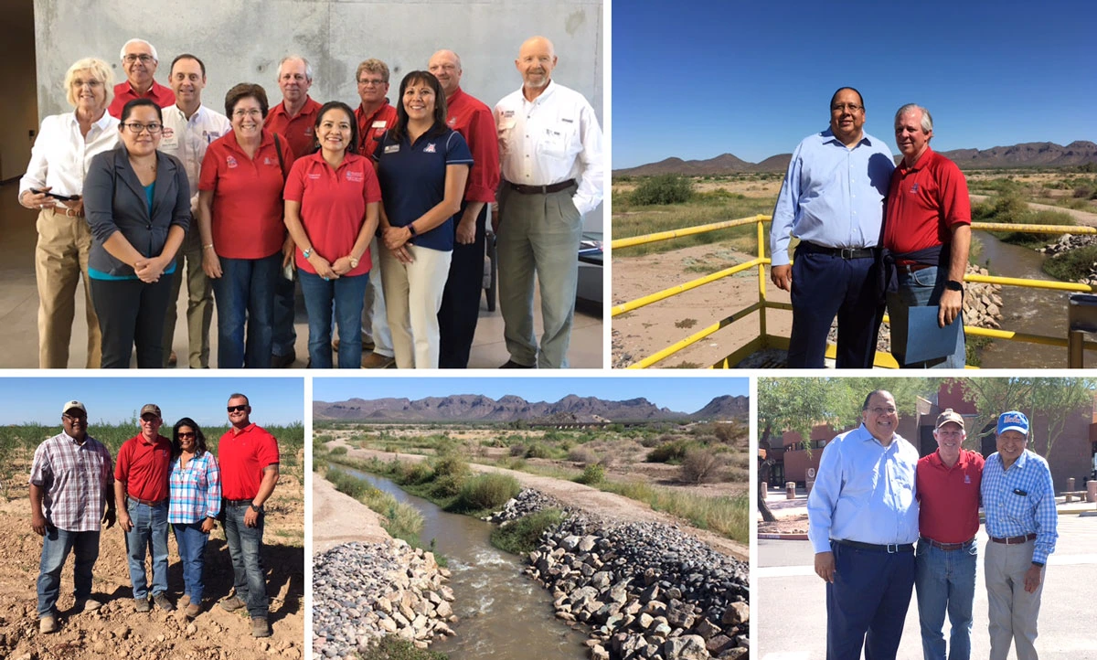 collage of images at the Gila River Indian Community