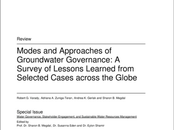 modes and approaches of groundwater commerce cover