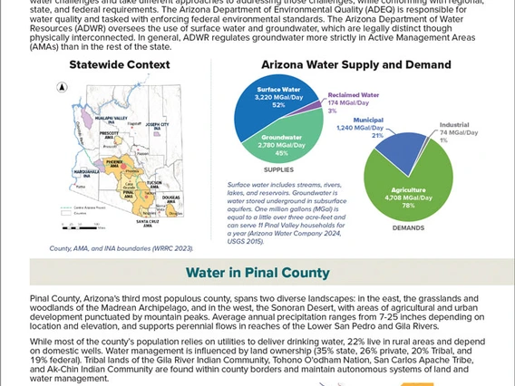 pinal county factsheet first page