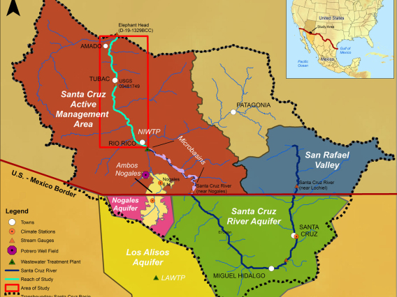 Impacts of Variable Climate and Effluent Flows on the Transboundary Santa Cruz Aquifer