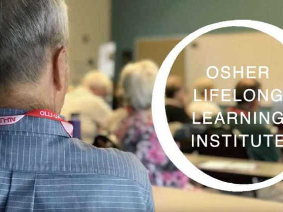 Osher Lifelong Learning Institute promo