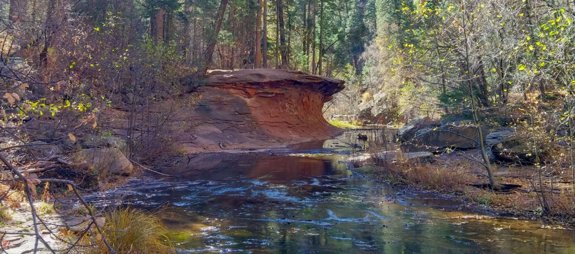 Rocky ledge Oak Creek Sedona Rocky ledge Oak Creek Sedona