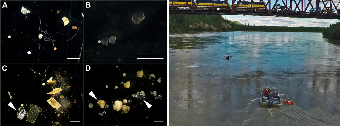 Microplastics drone Microplastics drone