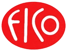 fico logo - red oval with stylized white "fico" text inside