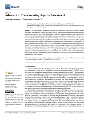 cover of journal water article -  Aquifer Assessment