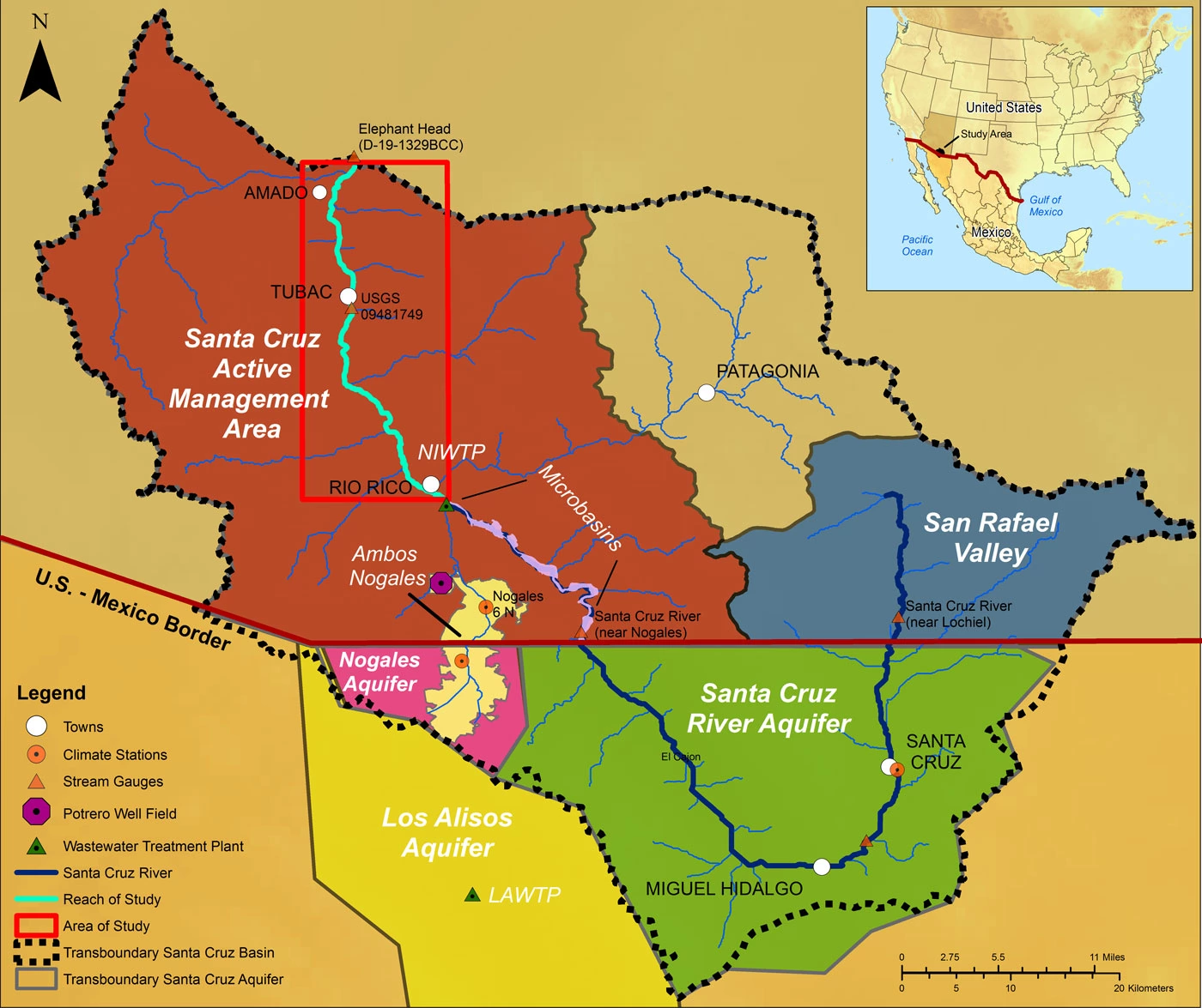 Impacts of Variable Climate and Effluent Flows on the Transboundary Santa Cruz Aquifer Impacts of Variable Climate and Effluent Flows on the Transboundary Santa Cruz Aquifer