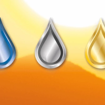 water droplets in blue, silver, and gold water droplets in blue, silver, and gold