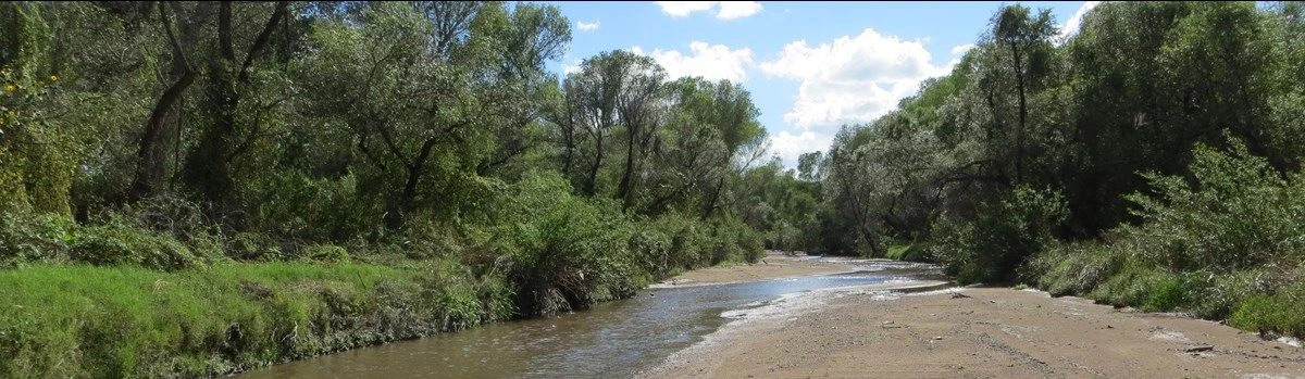 Santa Cruz River at Tumacacori National Historical Park Santa Cruz River at Tumacacori National Historical Park