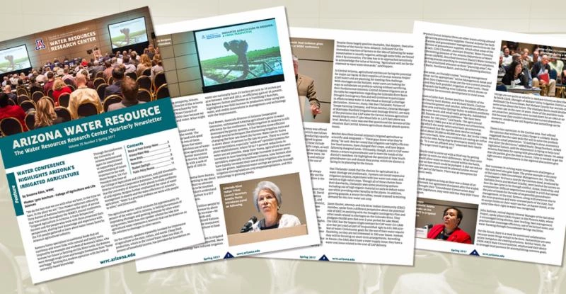 Arizona Water Resource Spring 2017 cover Arizona Water Resource Spring 2017 cover