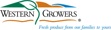 western growers logo featuring a leaf and hills