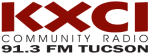 kxci community radio workmark - 91.3 fm Tucson